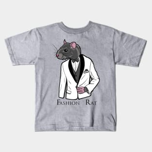 Fashion Rat in a Suit Kids T-Shirt